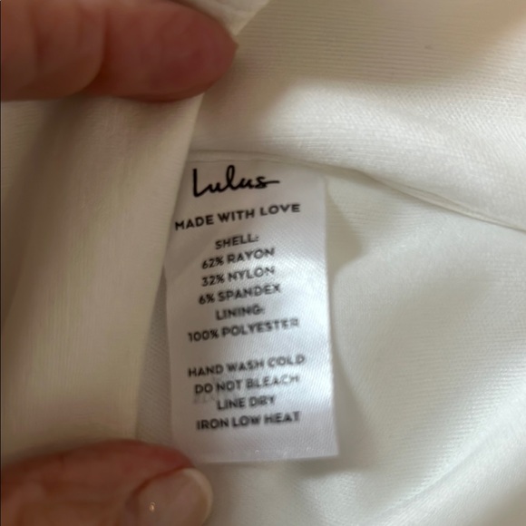 NWT- Lulus Ivory Bustier Top - Picture 4 of 4